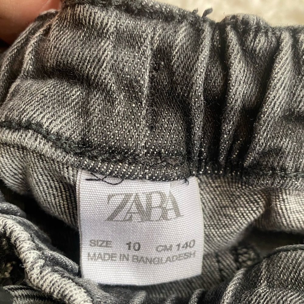 Zara Skinny Jeans Size 10 Color Black - Picture 5 of 5